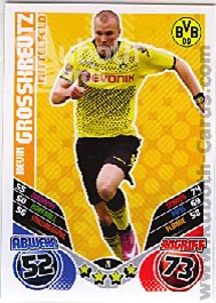 Soccer 2011/12 Topps Match Attax - No 70 - Kevin Grosskreutz