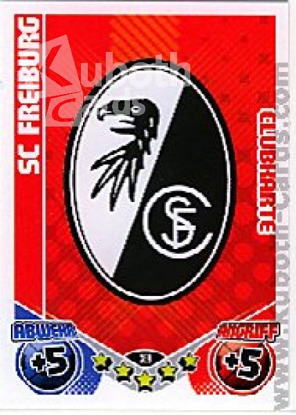 Soccer 2011/12 Topps Match Attax - No 389 - Logo Freiburg