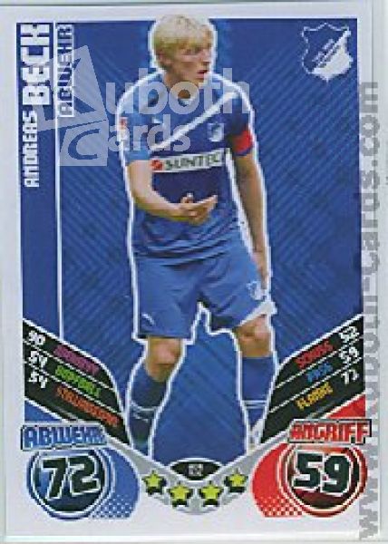 Soccer 2011/12 Topps Match Attax - No 132 - Andreas Beck