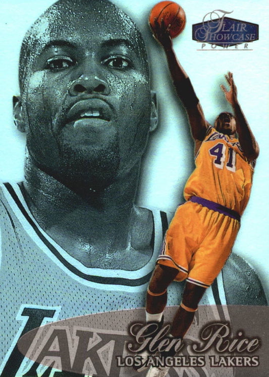 NBA 1998 / 99 Flair Showcase Row 3 - No 47 - Glen Rice
