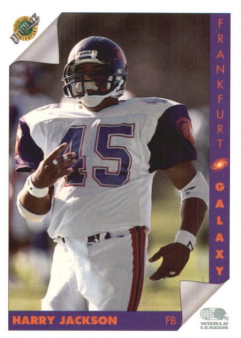 NFL 1992 Ultimate WLAF - No 47 - Harry Jackson