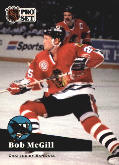 NHL 1991-92 ProSet French - No 47 - Bob McGill