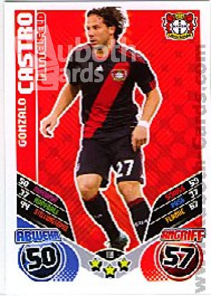 Soccer 2011/12 Topps Match Attax - No 189 - Gonzalo Castro