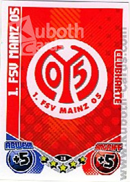 Soccer 2011/12 Topps Match Attax - No 396 - Logo Mainz