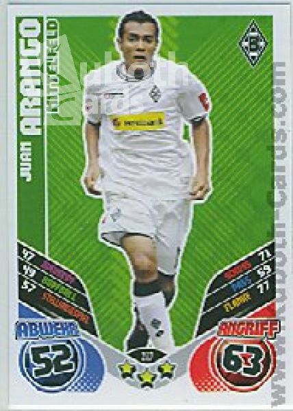 Soccer 2011/12 Topps Match Attax - No 227 - Juan Arango