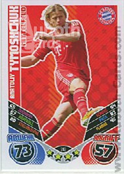 Soccer 2011/12 Topps Match Attax - No 243 - A. Tymoshchuk