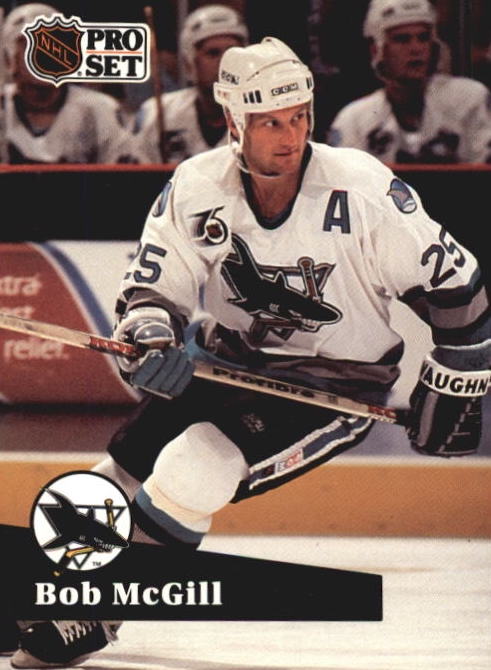 NHL 1991-92 ProSet French - No 480 - Bob McGill