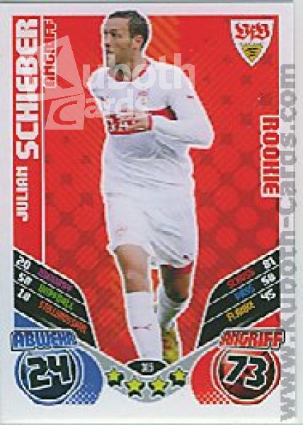 Fussball 2011 / 12 Topps Match Attax - No 305 - Julian Schieber