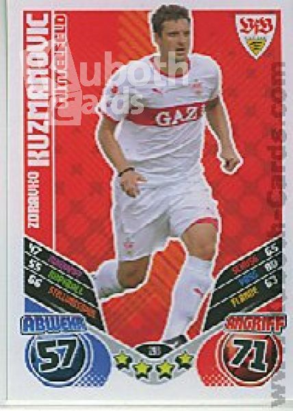 Fussball 2011 / 12 Topps Match Attax - No 298 - Z. Kuzmanovic