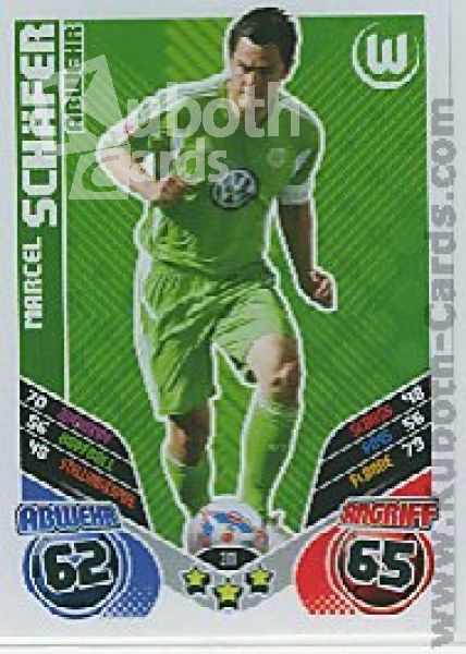 Fussball 2011 / 12 Topps Match Attax - No 311 - Marcel Schäfer