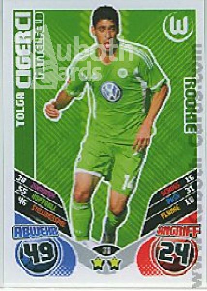 Soccer 2011/12 Topps Match Attax - No 318 - Tolga Cigerci