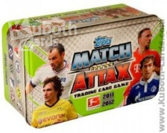 Football 2011-12 Topps Match Attax collector's tin - without contents