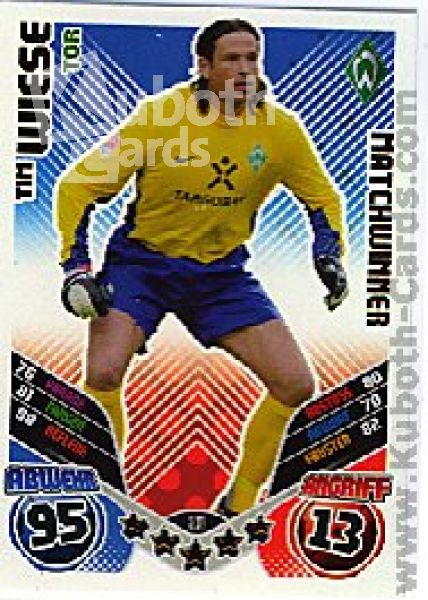 Fussball 2011 / 12 Topps Match Attax - No 331 - Tim Wiese