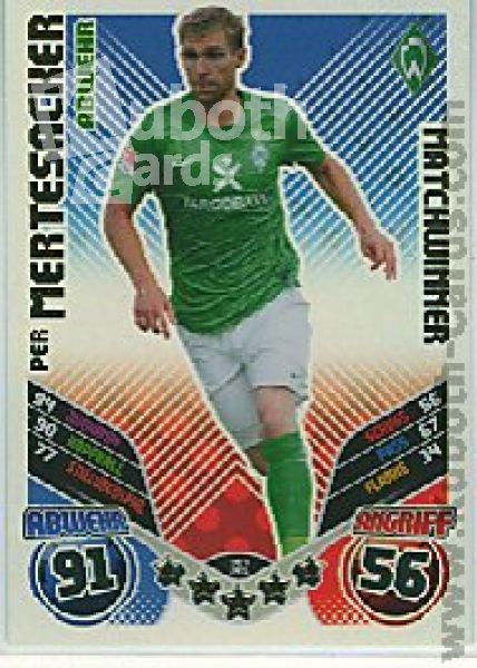 Soccer 2011/12 Topps Match Attax - No 332 - Per Mertesacker