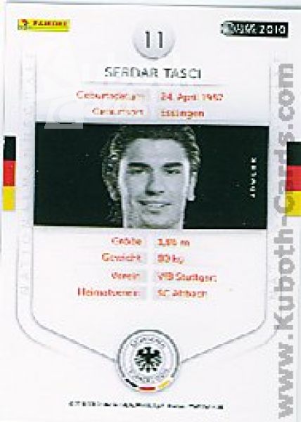 Soccer 2010/11 Panini DFB - No 11 - Serdar Tasci