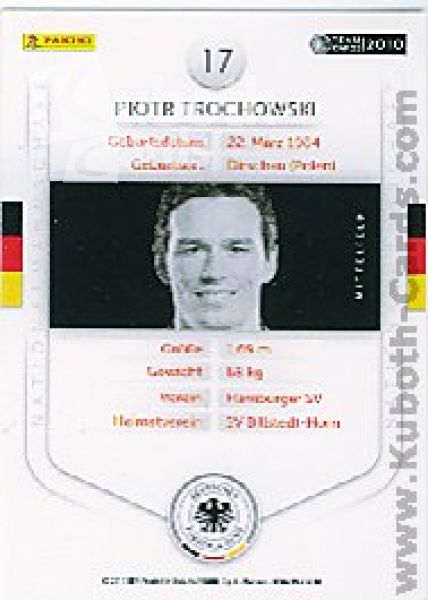 Soccer 2010/11 Panini DFB - No 17 - Piotr Trochowski