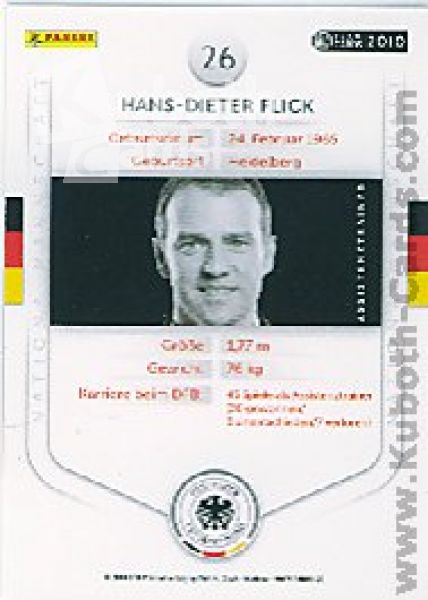 Football 2010/11 Panini DFB - No 26 - Hans-Dieter Flick