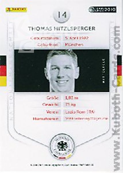 Soccer 2010/11 Panini DFB - No 14 - Thomas Hitzlsperger