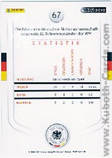 Soccer 2010/11 Panini DFB - No 67 - Schweinsteiger / Ballack