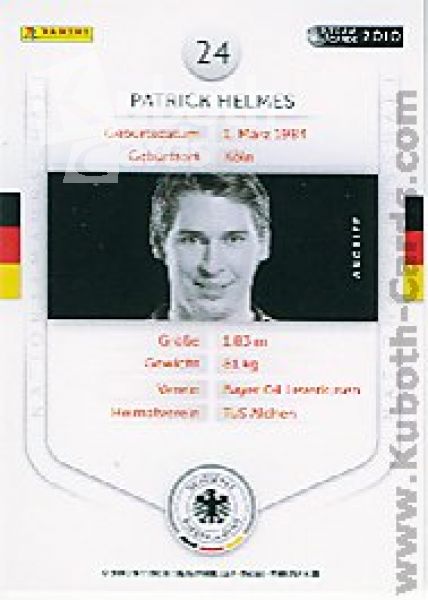 Football 2010/11 Panini DFB - No 24 - Patrick Helmes