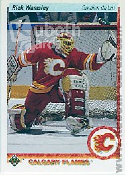 NHL 1990-91 Upper Deck French - No 10 - Rick Wamsley