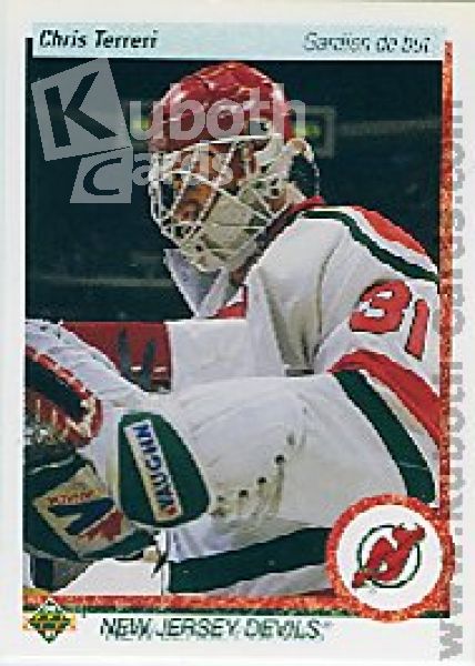 NHL 1990-91 Upper Deck French - No 183 - Chris Terreri