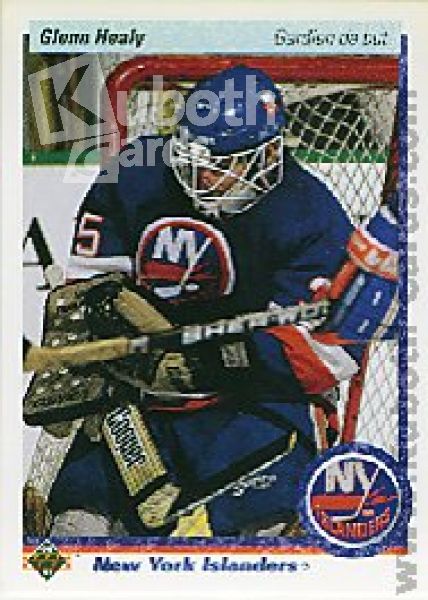 NHL 1990-91 Upper Deck French - No 18 - Glenn Healy