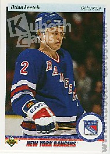 NHL 1990-91 Upper Deck French - No 253 - Brian Leetch