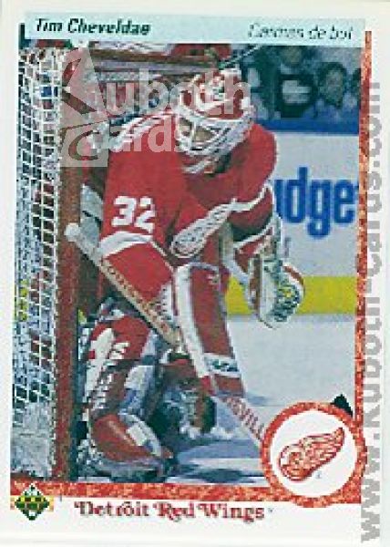 NHL 1990-91 Upper Deck French - No 393 - Tim Cheveldae