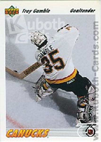 NHL 1991-92 Upper Deck - No 120 - Troy Gamble