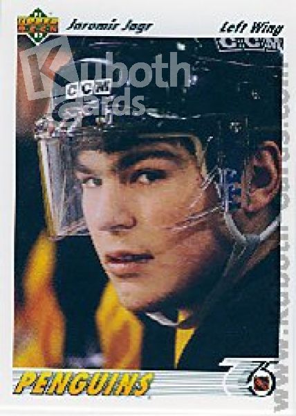 NHL 1991-92 Upper Deck - No. 256 - Jaromir Jagr