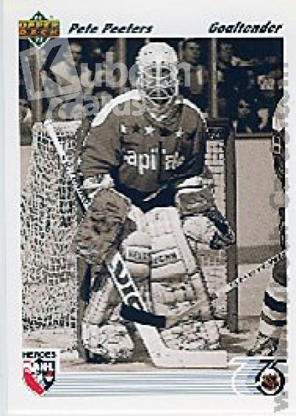 NHL 1991-92 Upper Deck - No 642 - Pete Peeters