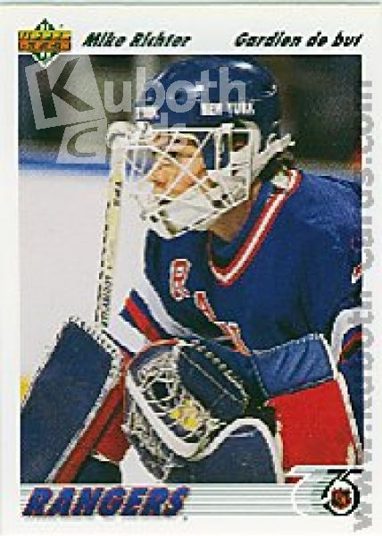 NHL 1991-92 Upper Deck French - No 175 - Mike Richter