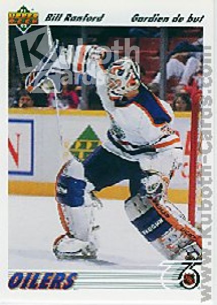 NHL 1991-92 Upper Deck French - No 117 - Bill Ranford