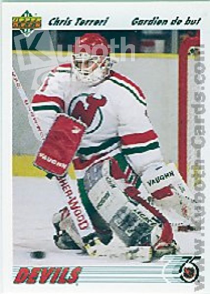 NHL 1991-92 Upper Deck French - No 115 - Chris Terreri