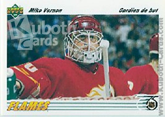 NHL 1991-92 Upper Deck French - No 163 - Mike Vernon