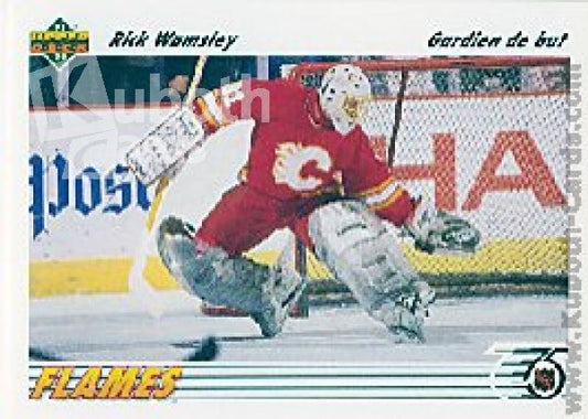 NHL 1991-92 Upper Deck French - No 130 - Rick Wamsley