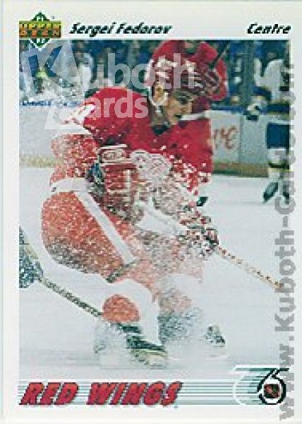 NHL 1991-92 Upper Deck French - No 144 - Sergei Fedorov