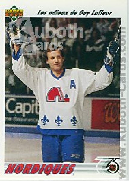 NHL 1991-92 Upper Deck French - No 219 - Guy Lafleur