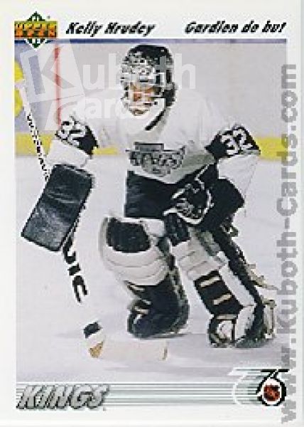 NHL 1991-92 Upper Deck French - No 262 - Kelly Hrudey