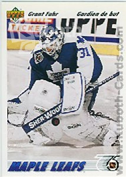 NHL 1991-92 Upper Deck French - No 553 - Grant Fuhr