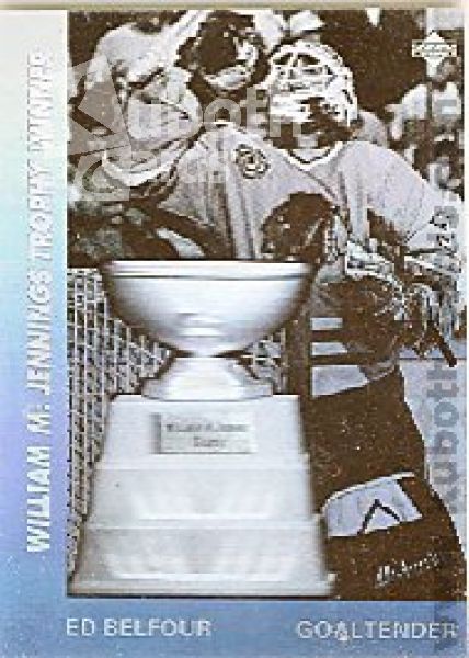 NHL 1991-92 Upper Deck Award Winner Holograms - No AW2 - Ed Belfour