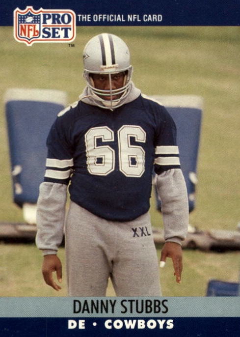 NFL 1990 ProSet - No 483 - Danny Stubbs