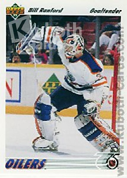 NHL 1991-92 Upper Deck - No 117 - Bill Ranford