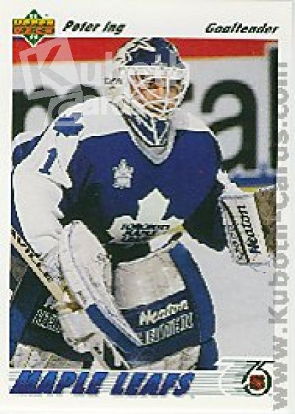 NHL 1991-92 Upper Deck - No 118 - Peter Ing