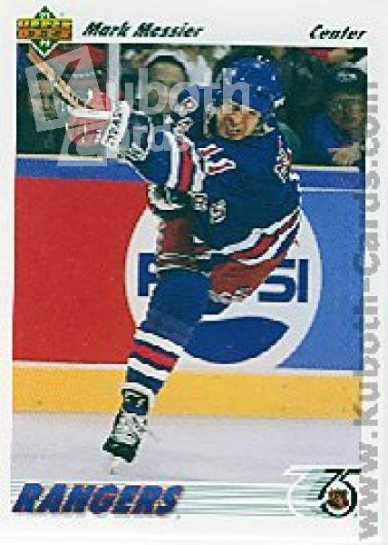 NHL 1991-92 Upper Deck - No 545 - Mark Messier