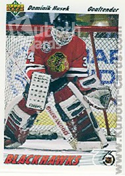 NHL 1991-92 Upper Deck - No. 335 - Dominik Hasek