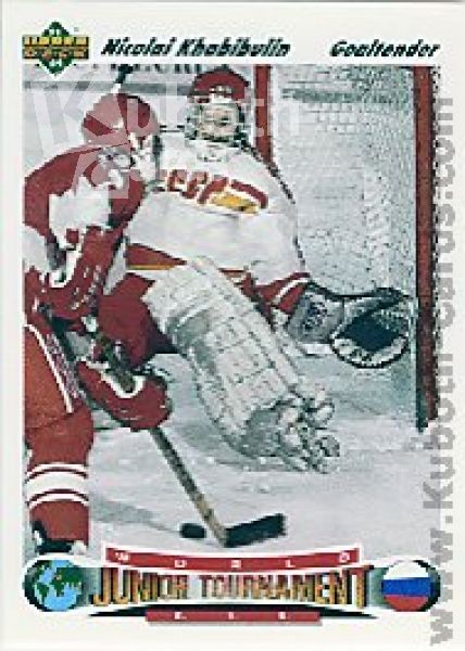 NHL 1991-92 Upper Deck - No 652 - Nicolai Khabibulin