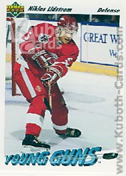 NHL 1991-92 Upper Deck - No 587 - Nicklas Lidstrom