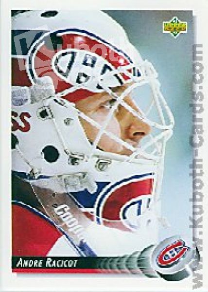 NHL 1992 / 93 Upper Deck - No 430 - Andre Racicot